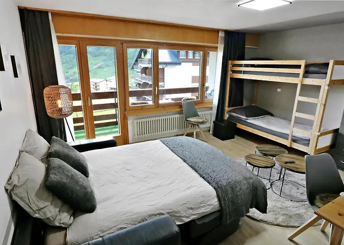 Nouveau Avec Vue Imprenable Sur La Vallee Apartment Leukerbad